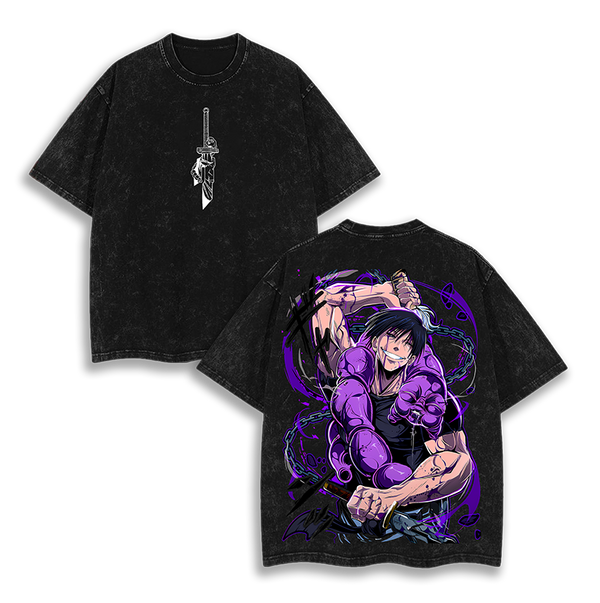 Toji Fushiguro Shir Jujutsu Kaisen Anime Washed T-Shirt