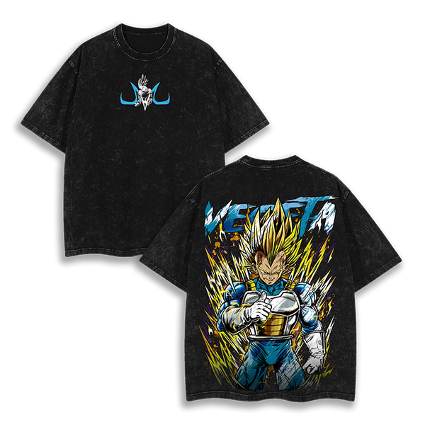 Majin Vegeta  Dragon Ball Z Washed T-Shirt