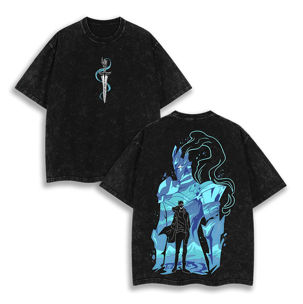 IGRIS Sung Jin Woo - Solo Leveling Anime Washed T-Shirt