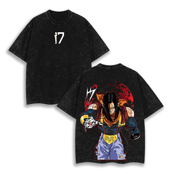C17 Android Rebel -  Dragon Ball Washed T-Shirt