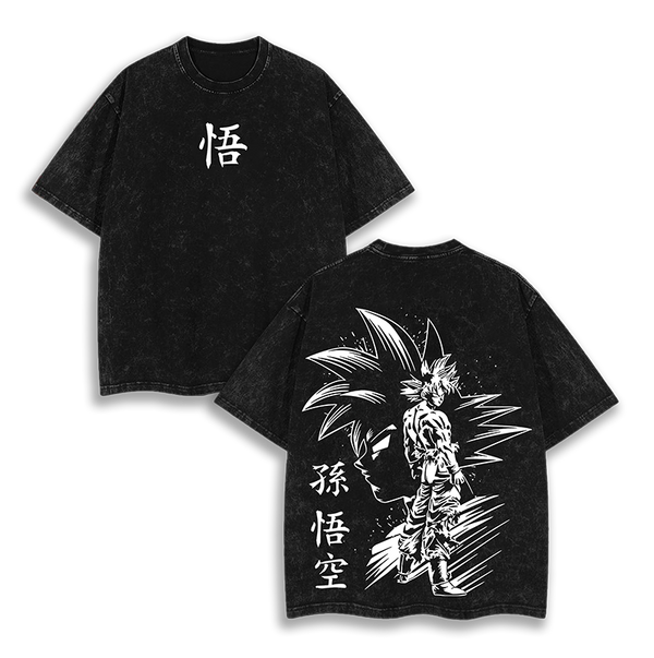 Son Goku - Dragon Ball Z Washed T-Shirt