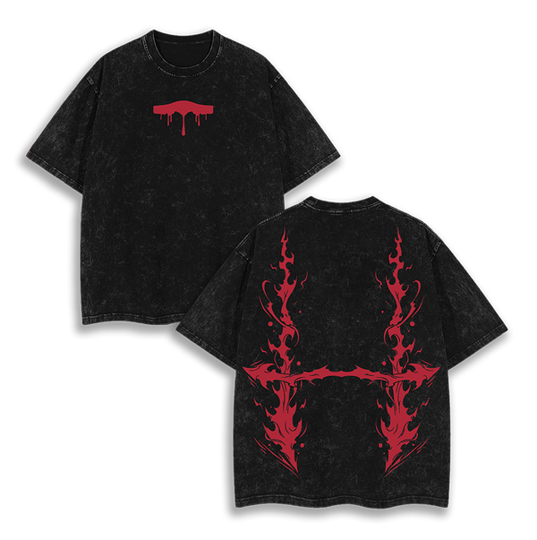 Choso X Cursed Womb Jujutsu Kaisen Washed T-Shirt