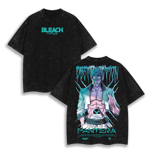 Grimmjow Jaegerjaquez - Pantera Bleach Washed T-Shirt