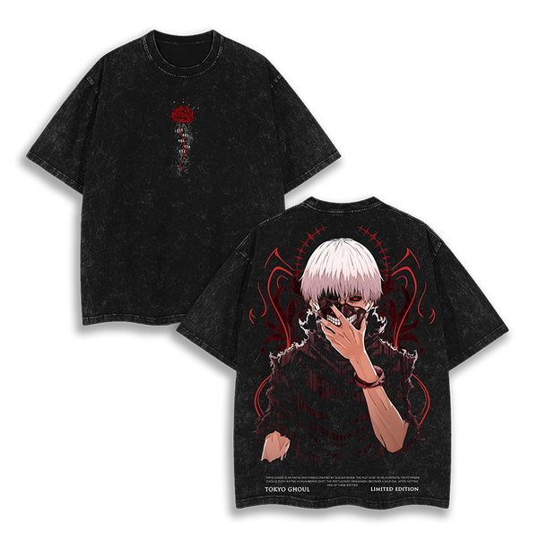 Ken Kaneki  Tokyo Ghoul Anime Washed T-Shirt