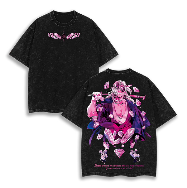Giyu Tomioka – Water Hashira Demon Slayer Washed T-Shirt
