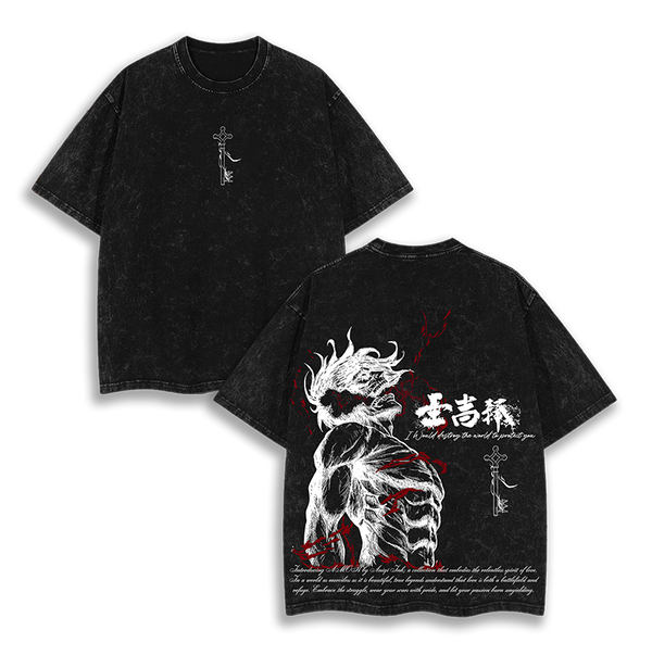 Attack on Titan vintage Washed T-Shirt