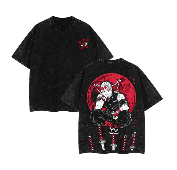 Tengen Uzui - Demon Slayer: Kimetsu No Yaiba Washed T-Shirt