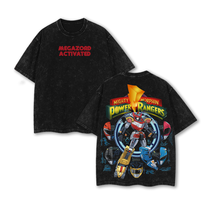 Megazord Tee | Mightyy Morphin Power Rangers Shirt – WashTee