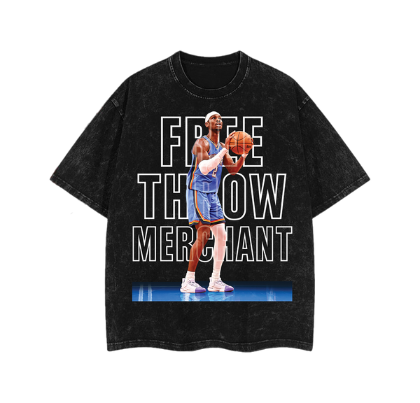 Shai Free Throw Merchant NFL Washed T-Shirt
